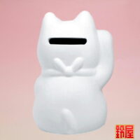 子供会のイベント・絵付け用招き猫:背面画像