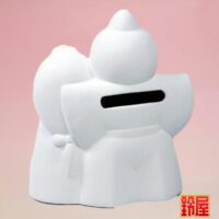 子供会のイベント・絵付け用雛人形:背面画像