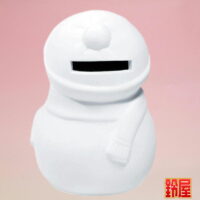 子供会のイベント・絵付け用スノーマン:背面画像